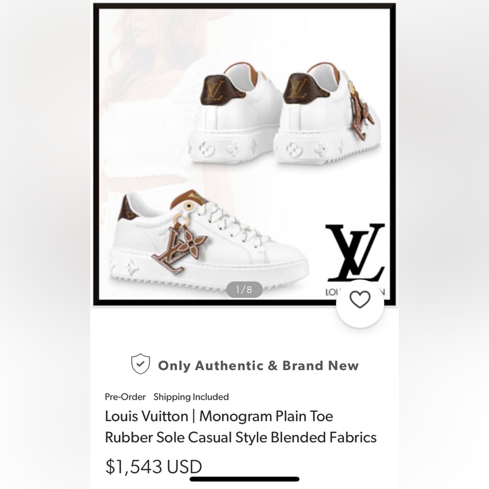 Louis Vuitton | Monogram Plain Toe
Rubber Sole Casual Style Blended Fabrics